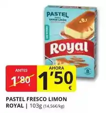 Supermercados MAS Royal - pastel fresco limon oferta