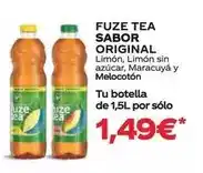 Supermercados MAS Fuze tea - sabor original oferta