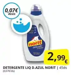 Supermercados MAS Norit - detergente liq oferta