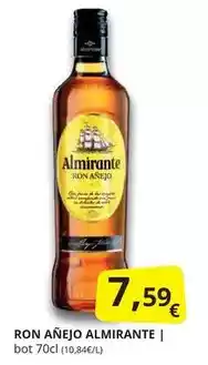Supermercados MAS Almirante - ron anejo oferta