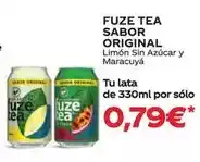 Supermercados MAS Fuze tea - sabor original oferta