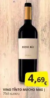 Supermercados MAS Mucho mas - vino tinto oferta