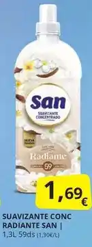 Supermercados MAS San - suavizante conc radiante oferta