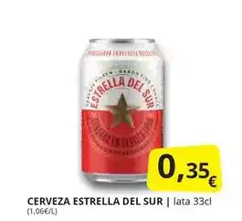 Supermercados MAS Estrella del sur - cerveza oferta