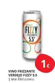 Supermercados MAS Fizzy - vino frizzante verdejo oferta
