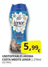 Supermercados MAS Lenor - unstoppables aroma costa medite oferta