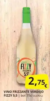 Supermercados MAS Fizzy - vino frizzante oferta