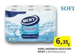 Supermercados MAS Nicky - papel higienico seleccion oferta