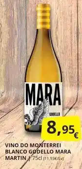 Supermercados MAS Blanco - vino do monterrei godello mara martin oferta