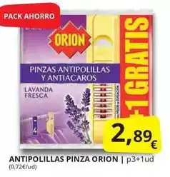 Supermercados MAS Orion - antipolillas oferta