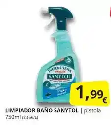 Supermercados MAS Sanytol - limpiador bano oferta