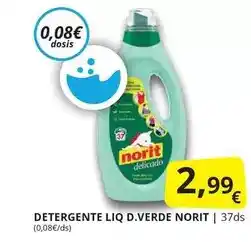 Supermercados MAS Norit - detergente liq oferta