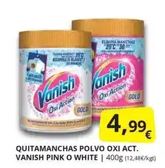 Supermercados MAS Blanco - quitamanchas polvo oxi act oferta