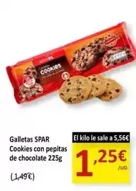 SPAR Spar - galletas cookies con pepitas de chocolate oferta