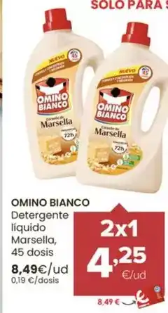 Autoservicios Familia Omino bianco - detergente líquido marsella oferta