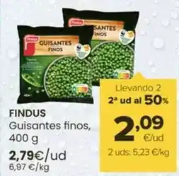 Autoservicios Familia Findus - guisantes finos oferta