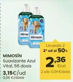 Autoservicios Familia Mimosín - suavizante azul vital oferta