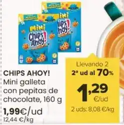 Autoservicios Familia Chips ahoy - mini galleta con pepitas de chocolate oferta