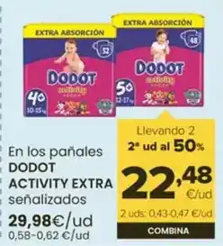 Autoservicios Familia Dodot - en los pañales activity extra oferta