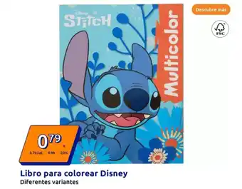 Action Disney - libro para colorear oferta