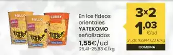 Autoservicios Familia Yatekomo - en los fideos orientales oferta
