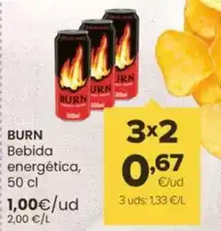 Autoservicios Familia Burn - bebida energética oferta