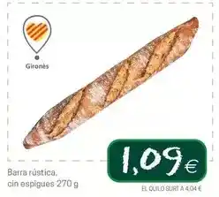 Valvi Supermercats Barra rústica, cin espigues oferta