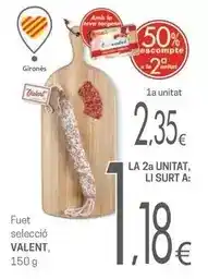 Valvi Supermercats Valent - fuet seleccio oferta