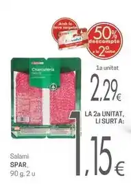 Valvi Supermercats Spar - salami oferta