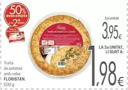 Valvi Supermercats Floristan - truita de patates amb ceba oferta
