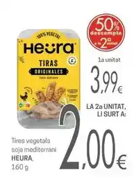 Valvi Supermercats Heura - tires vegetals soja mediterrani oferta