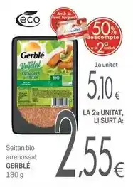 Valvi Supermercats Gerblé - seitan bio arrebossat oferta