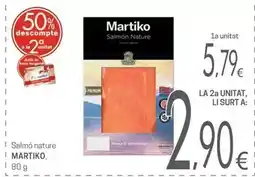 Valvi Supermercats Martiko - salmo nature oferta