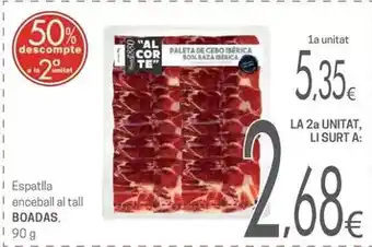 Valvi Supermercats Boadas - espatlla enceball al tall oferta