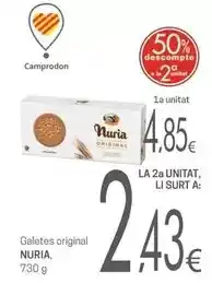 Valvi Supermercats Nuria - galetes original oferta