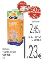 Valvi Supermercats Gerblé - beguda vegetal civada oferta