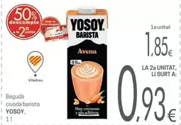 Valvi Supermercats Yosoy - beguda vivada barista oferta