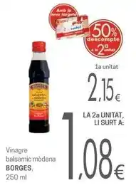 Valvi Supermercats Borges - vinagre balsamic modena oferta