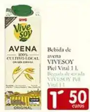 Supermercados Bip Bip Vivesoy - bebida de avena oferta