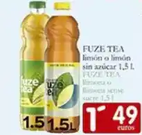 Supermercados Bip Bip Fuze tea - limón o limón sin azúcar oferta