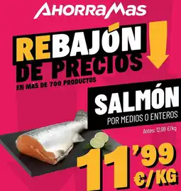 AhorraMas Salmón dpor medios o enteros oferta