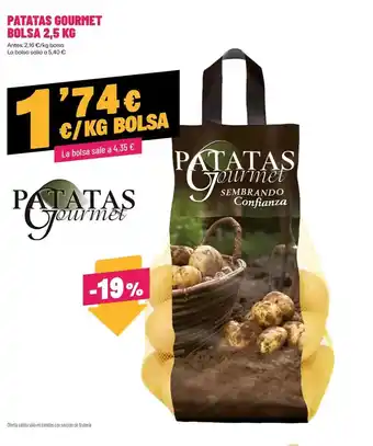 AhorraMas Gourmet - patatas oferta