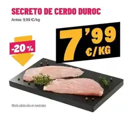 AhorraMas Duroc - secreto de cerdo oferta