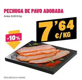 AhorraMas Pechuga de pavo adobada oferta