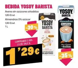 AhorraMas Yosoy - bebida barista oferta