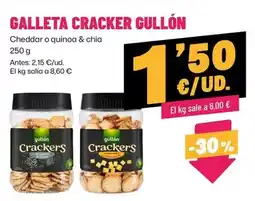 AhorraMas Gullón - galleta cracker oferta
