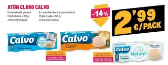 AhorraMas Calvo - atun claro oferta
