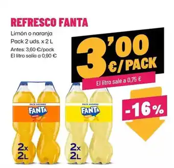 AhorraMas Fanta - refresco oferta