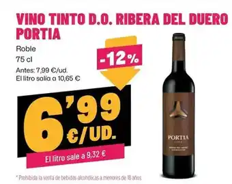 AhorraMas Portia - vino tinto d.o. ribera del duero oferta