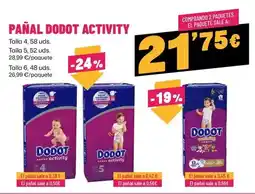 AhorraMas Dodot - pañal activity oferta